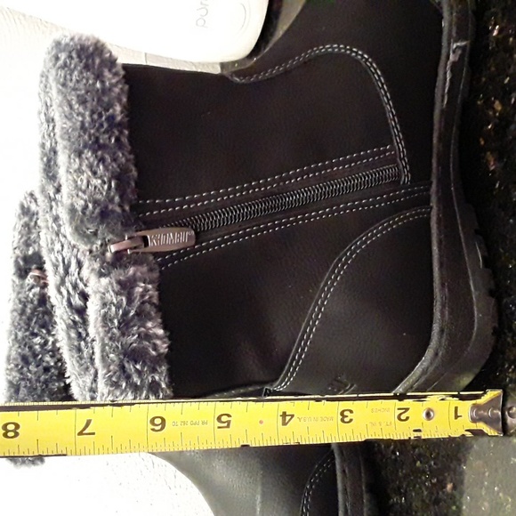 NWOT KHOMBU Addison Ankle Boots Memory Foam zip up Size 9M Black Womens - Picture 16 of 16